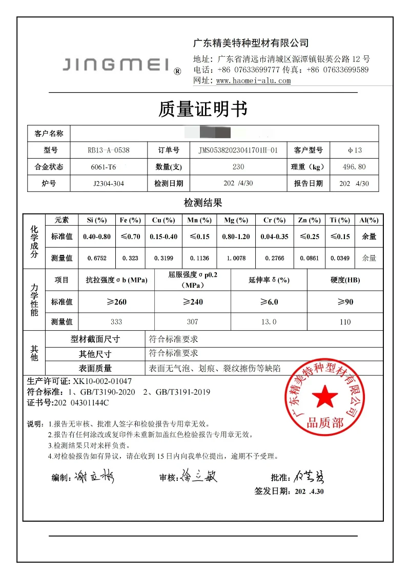 6061 t6511 6061 t6511
