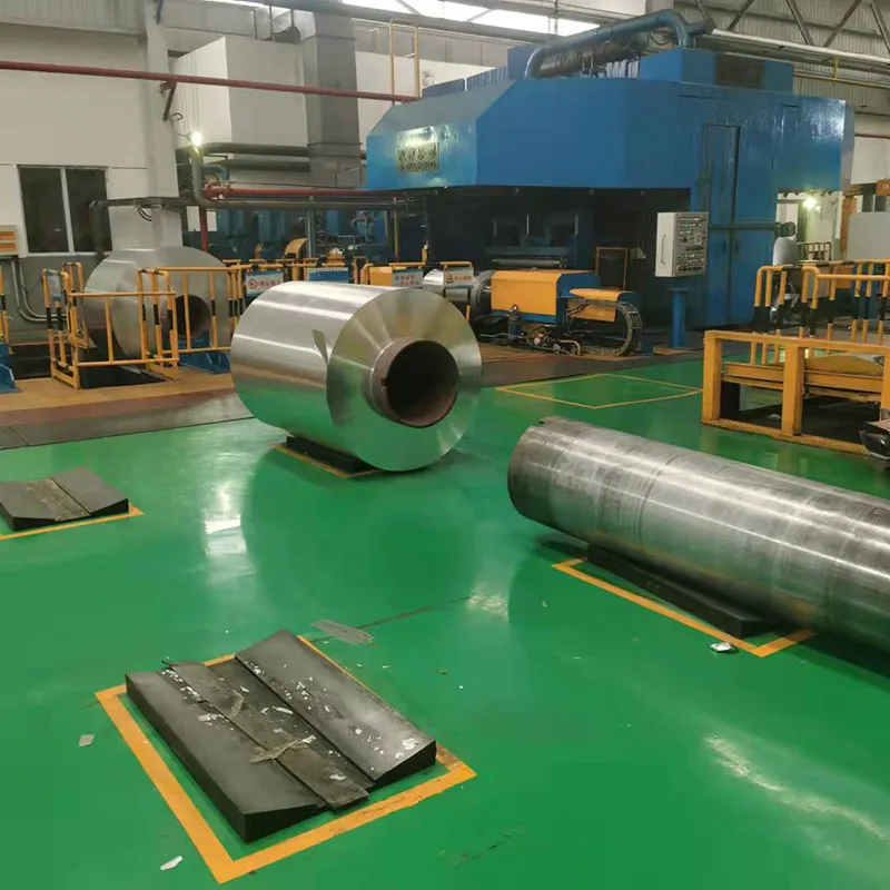 Anbalaj aliminyòm papye Jumbo woulo liv 8006